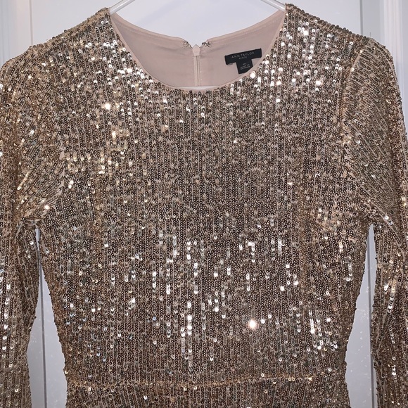 Ann Taylor Sequin Dress 0P NWT - Picture 7 of 9